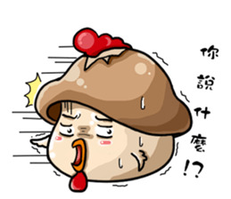 Mushrooms chicken corn sticker #11912808