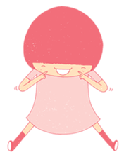 HAPPY Little Girl sticker #11913199