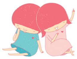 HAPPY Little Girl sticker #11913219