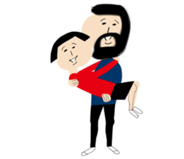 Okappa-san & Ohige-san vol.4 sticker #11913408