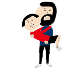 Okappa-san & Ohige-san vol.4 sticker #11913408