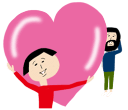 Okappa-san & Ohige-san vol.4 sticker #11913421