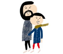 Okappa-san & Ohige-san vol.4 sticker #11913429