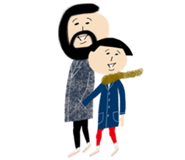 Okappa-san & Ohige-san vol.4 sticker #11913429