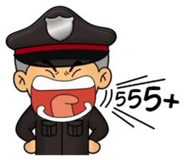 police comedy sticker #11913434
