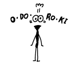 Gentle Worm by YUKA sticker #11914120