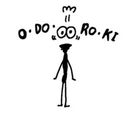 Gentle Worm by YUKA sticker #11914120