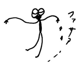 Gentle Worm by YUKA sticker #11914128