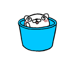 The cat dependence which moves sticker #11914291