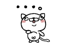 The cat dependence which moves sticker #11914305