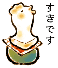 Many chickens in a yard sticker #11914632