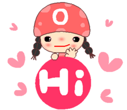 O type beauty sticker #11915270