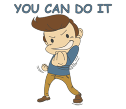 Working-dude sticker #11915807