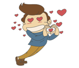 Working-dude sticker #11915810