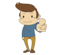 Working-dude sticker #11915812