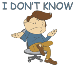 Working-dude sticker #11915830