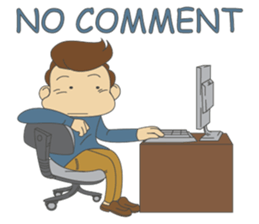 Working-dude sticker #11915831