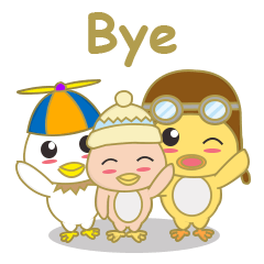 cute chicks siblings