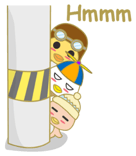 cute chicks siblings sticker #11915840