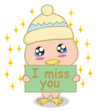 cute chicks siblings sticker #11915846