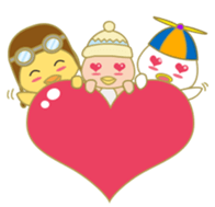 cute chicks siblings sticker #11915854