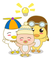 cute chicks siblings sticker #11915856