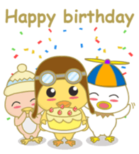 cute chicks siblings sticker #11915861