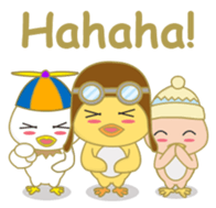 cute chicks siblings sticker #11915865