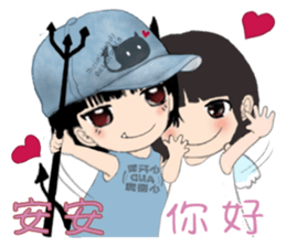 The little Angel and the little Devil 3 sticker #11916005