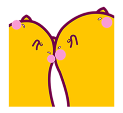 SAKHA - the cute and playful wild cat. sticker #11916080