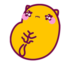 SAKHA - the cute and playful wild cat. sticker #11916094
