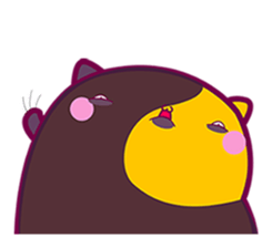 SAKHA - the cute and playful wild cat. sticker #11916102