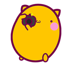 SAKHA - the cute and playful wild cat. sticker #11916116