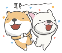 John with his friend sticker #11916663