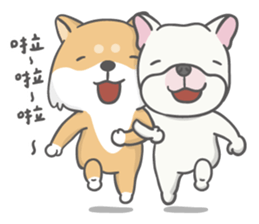 John with his friend sticker #11916666