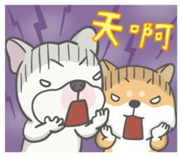 John with his friend sticker #11916675