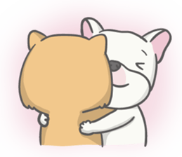 John with his friend sticker #11916692