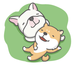 John with his friend sticker #11916693