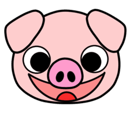 Smiley Pig sticker #11917542