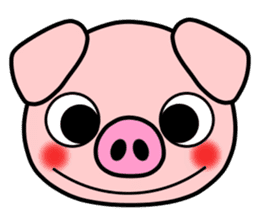 Smiley Pig sticker #11917543
