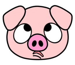 Smiley Pig sticker #11917544