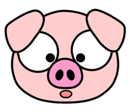 Smiley Pig sticker #11917545