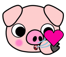 Smiley Pig sticker #11917546