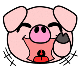 Smiley Pig sticker #11917548