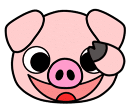Smiley Pig sticker #11917551