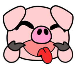 Smiley Pig sticker #11917552