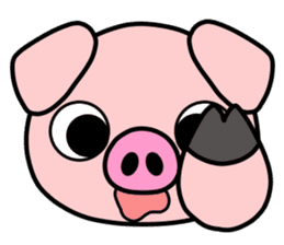 Smiley Pig sticker #11917554