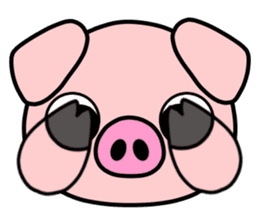 Smiley Pig sticker #11917555