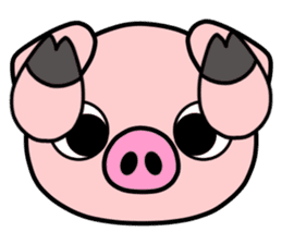 Smiley Pig sticker #11917557