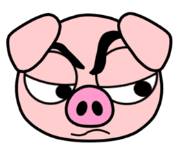 Smiley Pig sticker #11917562
